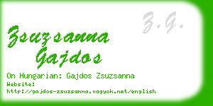 zsuzsanna gajdos business card